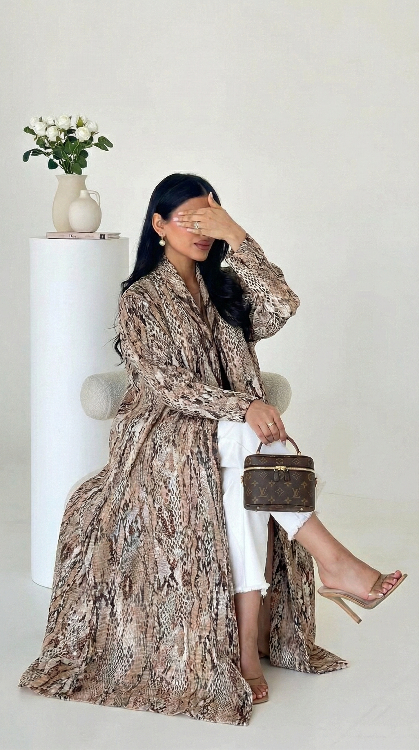 Snake Skin Abaya Vogue