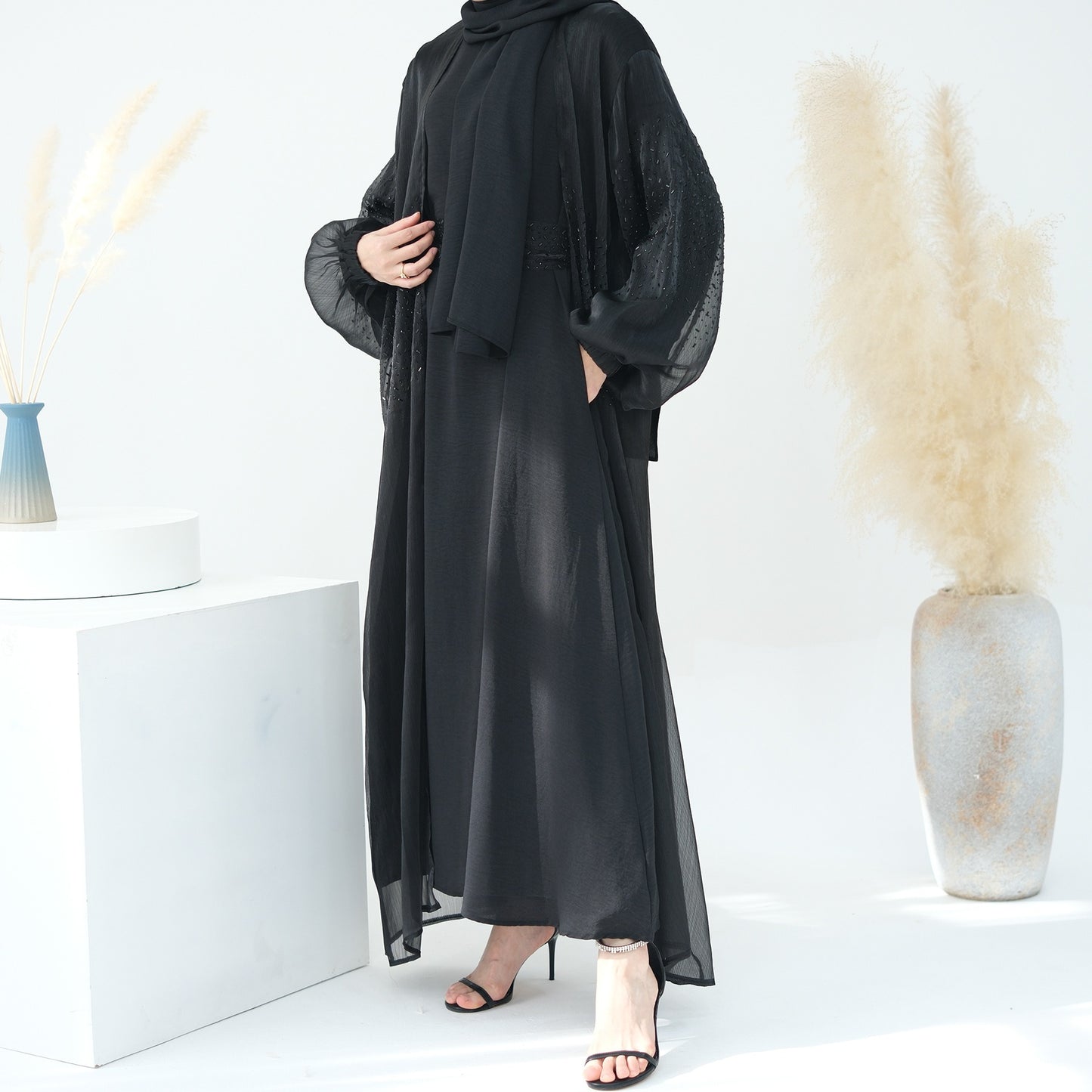 Luxuriöses 4-teiliges Abaya-Set