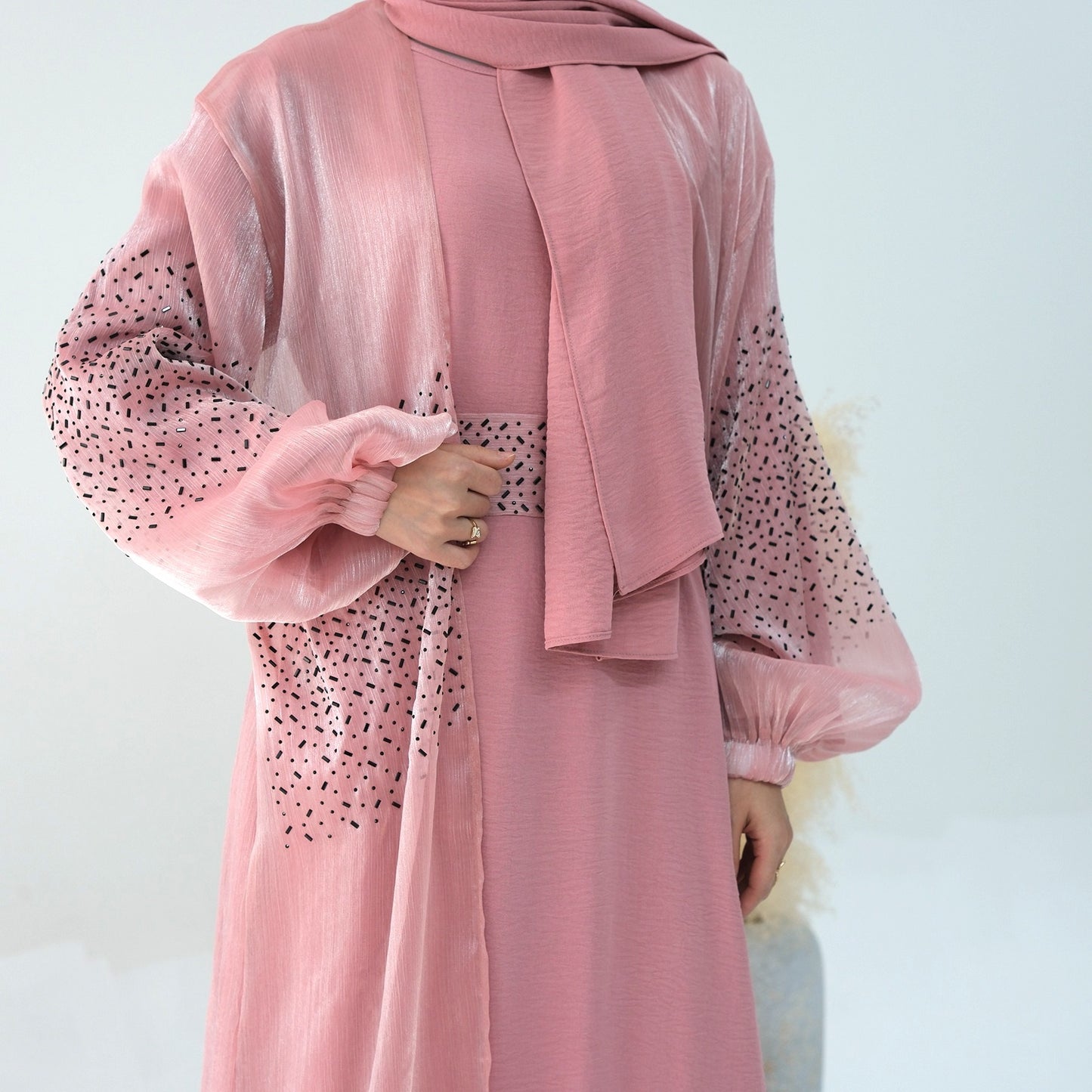 Luxuriöses 4-teiliges Abaya-Set