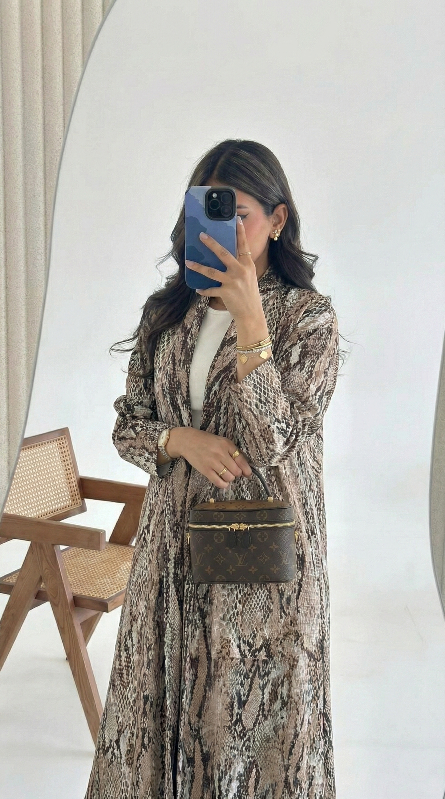 Snake Skin Abaya Vogue