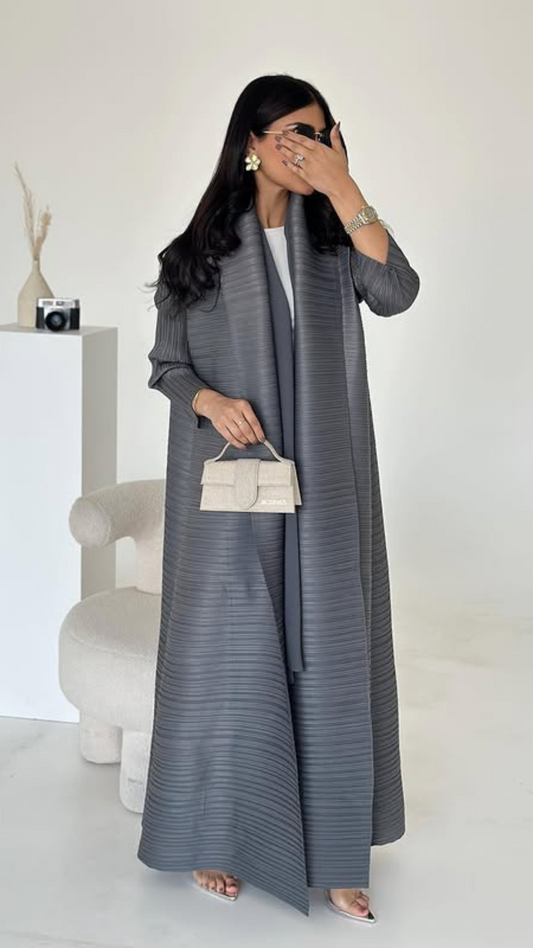 Gray Abaya Vogue