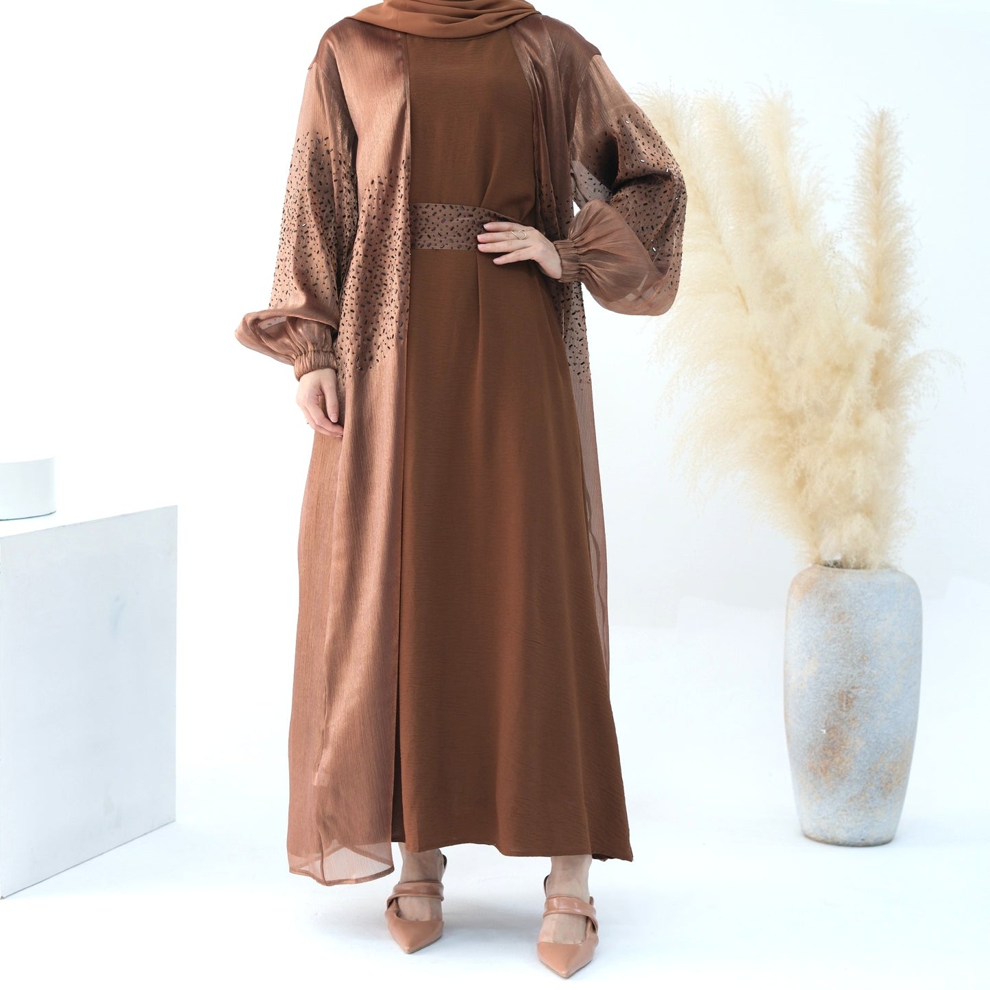 Luxuriöses 4-teiliges Abaya-Set