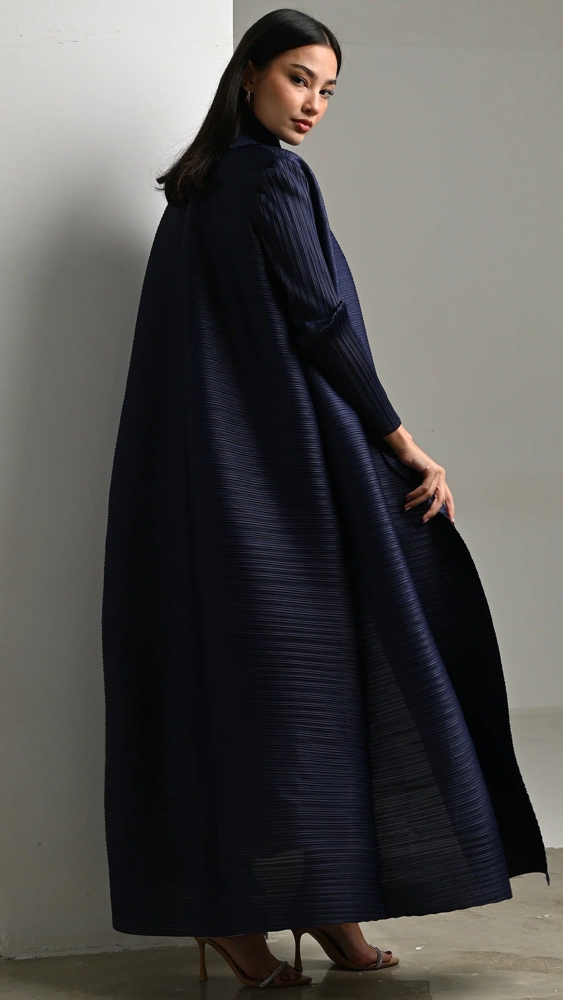 Navy Abaya Vogue