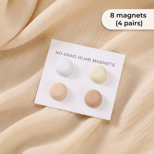 Hijab Magnets (4-Pair Set)